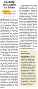 Artikel in der Landeszeitung vom 21.09.2020, Seite 5